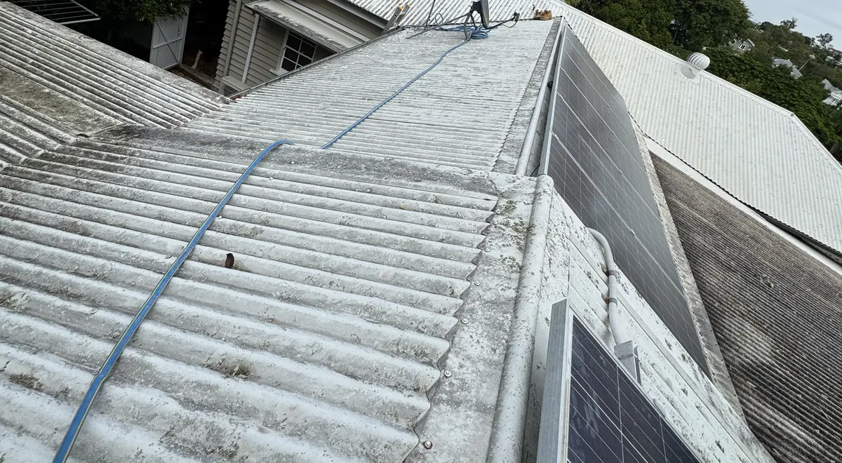 Roof Wash before